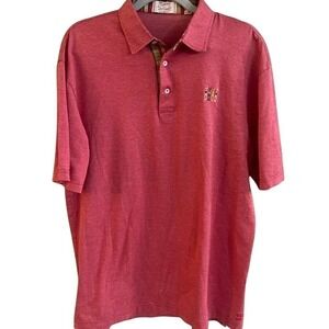 Tabasco Red Polo Golf Shirt Hot Sauce Bottles Mcilhenny‎ Dry Goods L Men's Read